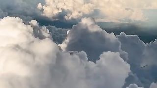 beautiful view in the sky