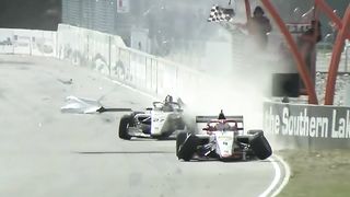 Well, that escalated quickly. Drivers OK, cars not so much. ????