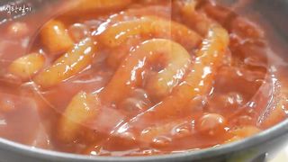 Tteokbokki made from potato, Korean Food