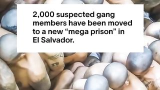 First Inmates Arrive at ‘Biggest Mega-Prison’ in the Americas#youtubeshort