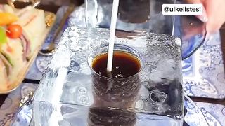 An unusual way of making coffee