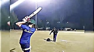 Haider ali batting