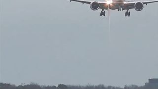 Perfect landing at spite of sidewind
