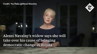 Alexei Navalny's wife: 'I will continue my husband's fight for a free Russia'