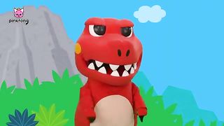 Marching with The Coolest Dinosaur Dance Adventure Cartoon - Dance Pinkfong Baby
