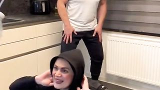 Couple exercise gone wrong