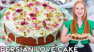 Persian Love Cake Recipe - Easy Pistachio Rosewater Cake