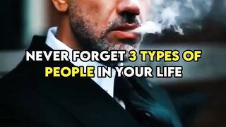 never forget the 3 types of people