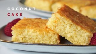 Moist and Delicious Coconut Cake- Easy No Flour No Butter Coconut Dessert