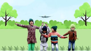 Airplane...Give us money.....
