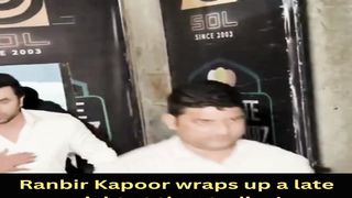 Ranbir Kapoor wraps up a late night at the studios! #ranbirkapoor #short #youtubeshort #shorts #trending #viral #shortvideo