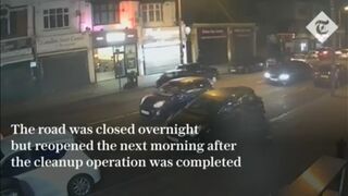 Speeding motorist destroys six cars in high street crash in Birmingham