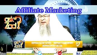 Affiliate marketing is Halal! Listen????????????