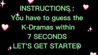 Kdrama quiz - Guess the korean drama