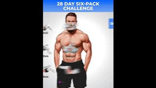 28 days challenge six pack workout at home