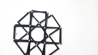 Popsicle stick decoration piece