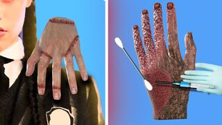 Wednesday Think hand Asmr infection Removal  _ ASMR 애니메이션 트리트먼트