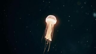 Rare Medusa jelly fish swing