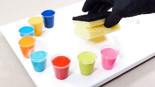 Liquid painting with sponge inspired by Jay Lee painting.