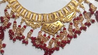 Fancy handmade jewelry 22k gold