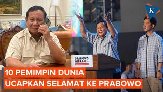 10 Pemimpin Dunia Ucapkan Selamat ke Prabowo ( World Leaders Congratulate Prabowo)