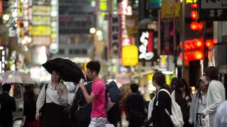 Pedestrian walk in Tokyo