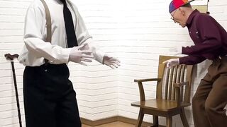 The chair is also old