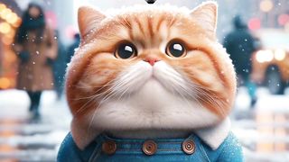 Our_cat_have_a_dream_to_eat_a_burger_????_and_they_eat_it_finally_????????????