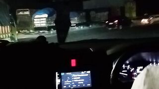 On the way Berastagi malam