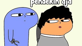 Animasi lucu. Potong rambut model baru