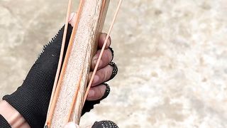 Ugly Handmade Bamboo Slingshot #shorts #carft #bamboo (1).