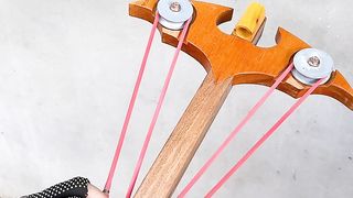 Ugly Handmade Bamboo Slingshot #shorts #carft #bamboo (3).
