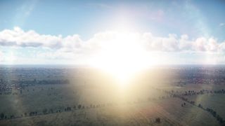 Nuclear bomb RDS-4 explosion remake (War Thunder).