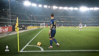 Folorunsho scores one for the ages against Juve _ Every Angle _ Verona-Juventus _ Serie A