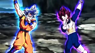 Goku ultra instinct fusses Vegeta ultra ego #shorts #viral #ytshorts #dbz #dbs #status