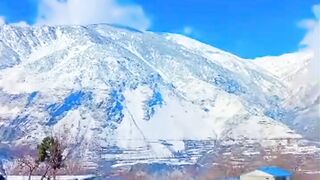 First Snowfall 2024 Snowfall Chitral 2024