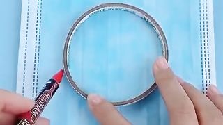 Make Hand made craft from discorded masks