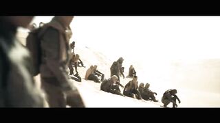 DUNE PART TWO (2024) Timothée Chalamet, Sandworm Scene
