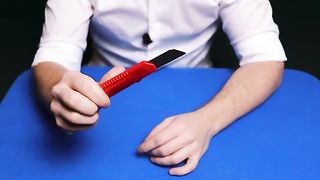 СТРАШНЫЙ ТРЮК НОЖ СКВОЗЬ ПАЛЕЦ - ВСЕ БУДУТ КРИЧАТЬ ОТ СТРАХА