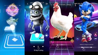 Baby Shark - Crazy Frog - Chicken Song - Sonic