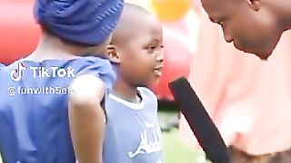A young girl with confidence
