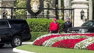 Donald Trump is spotted in West Palm Beach, Florida on President’s Day 2024 #pichichipixx