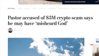 The Crypto Scamming Pastor