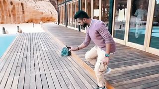 Walking through the beautiful landscapes of AIUlA Saudi Arabia