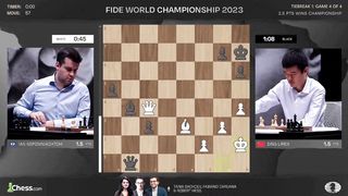 Final 4 minutes of the Chess World Championship Match 2023!