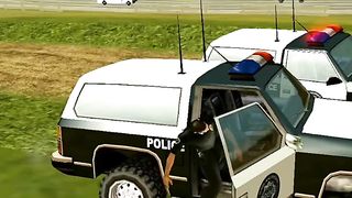 Police Cj Stunt GTA San Andreas #gtasanandreas #shorts