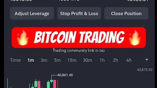 Bitcoin Trading Profit _ Live Scalping _ 1 Minute Scalp.