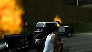 Bomb Blast In GTA San Andreas #gtasanandreas