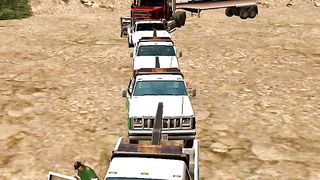 TowTruck Train In GTA San Andreas #gtasanandreas