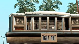 Tow Truck Train GTA San Andreas #gtasanandreas